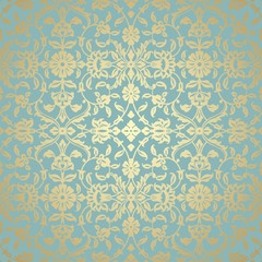 wedding card design, paisley floral pattern , India	