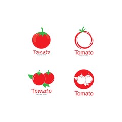 Obraz premium Tomato Logo Design Template.