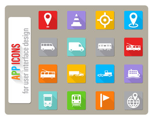 Navigation simply icons