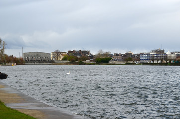 Obraz premium marais d'isle de saint quentin