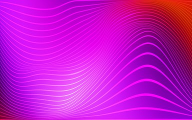 Fototapeta premium Light Pink, Red vector background with abstract ribbons. A vague circumflex abstract illustration with gradient. Brand-new design for your ads, poster, banner.