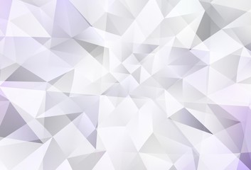 Light Purple vector abstract polygonal pattern.
