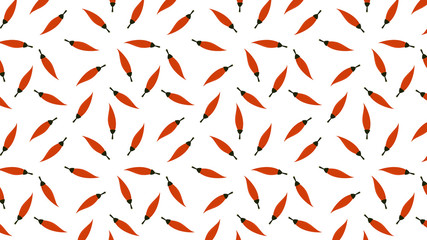 Chilli pattern vector. wallpaper free space for text. background. background.