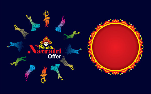 Navratri Graba mahotsav poster design