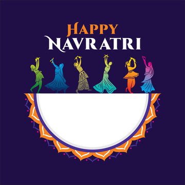 Navratri Graba mahotsav poster design