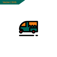 Transportation graphic icon. Pure vector. Modern and Minimalist.