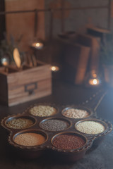 Pseudo-grain and old grain varieties in trend