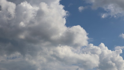 blue sky with clouds