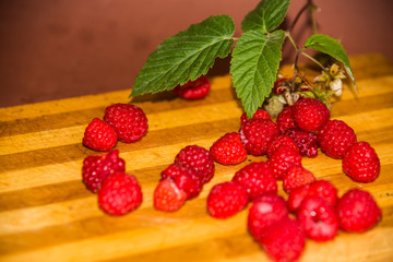 raspberry and blackberry