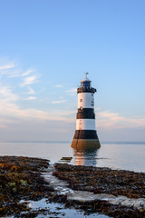 lighthouse at sunset