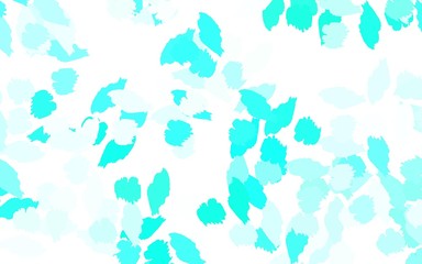 Light Green vector texture with abstract forms.