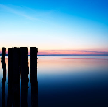 Hafenmohle im Abendleuchten