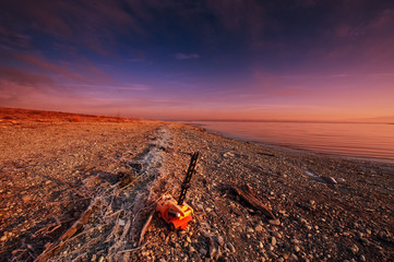 Plastikmüll am Bodenseeufer