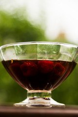 glass of red wine