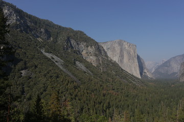 Views of Yosemite National Park, california