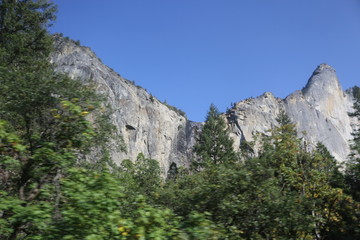 Fototapeta na wymiar Views of Yosemite National Park, california