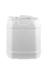 plastic container isolated on white background