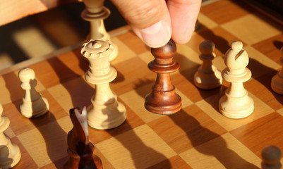 Scacco matto nel gioco di società - vittoria