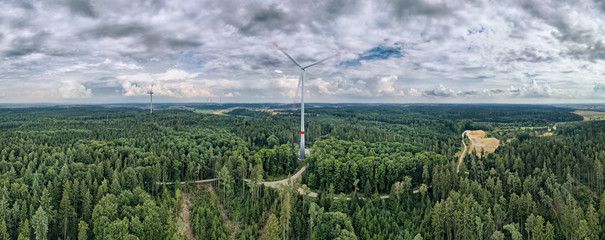 Wind Power Station Panorama