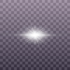 White sparkles, stars