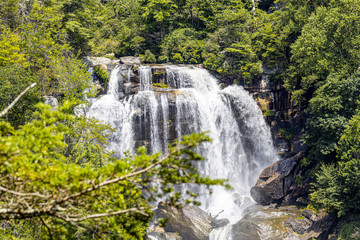 Waterfalls, mountains, scenic, nature, hiking, summer, relaxing, calming,  beauty, serene,  north carolina, nantahala national forest