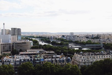 paris from the eiffel tower