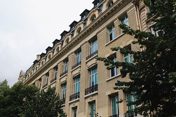 facade of an old building in paris