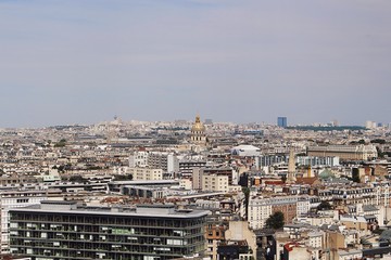 view of paris from the eiffel tower