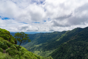  Thailand landscapes with hight mountains at Khao Kho District 