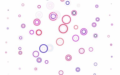 Light Pink vector layout with circle shapes.