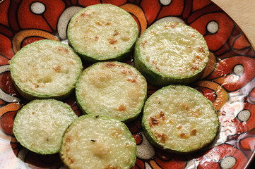 zucchini fried in oil