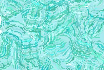 Light Green vector template with lines.