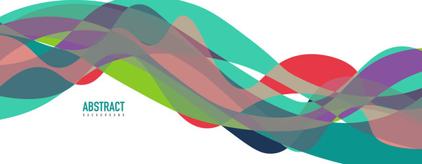 Fluid wave colorful abstract background. Dynamic colorful vibrant vector design