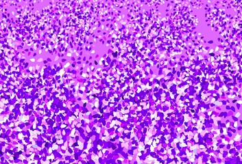 Light Purple vector pattern with random forms.