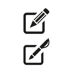 Sign up icon on white background.