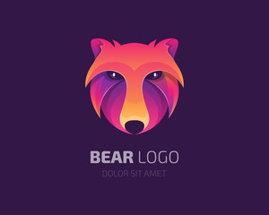 Colorful Bear logo