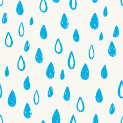 Seamless pattern with drops