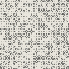 Abstract Color Halftone Dots generative art background illustration