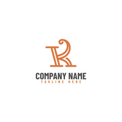 Obraz premium Letter k logo template design for business company, corporate and brand