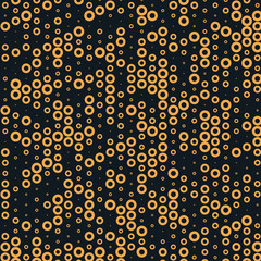 Abstract Color Halftone Dots generative art background illustration