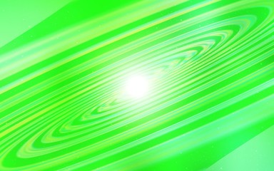 Light Green vector background with astronomical stars. Space stars on blurred abstract background with gradient. Pattern for astrology websites.