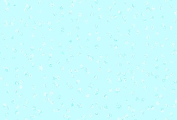 Light Green vector pattern with spheres.