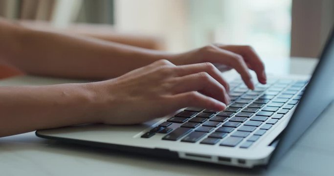 Home office concept, stay home and work at home