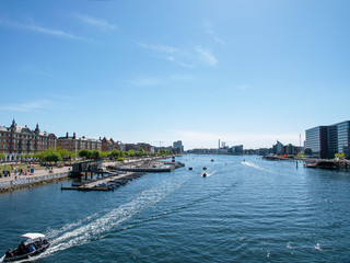 Obraz premium Islands Brygge både