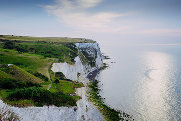 White Cliffs of Dover, England, UK - obrazy, fototapety, plakaty