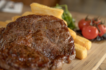 english country pub eating out steak and chips