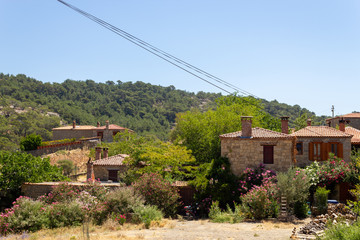 Adatepe Village in the Kaz (Ida) Mountains. Canakkale, Turkey