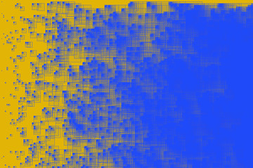 Digitally generated textre with chaotically placed transpatent squares. Gradient  of transparency produces shine effect.