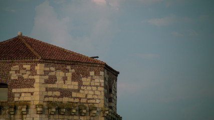 old castle in the clouds