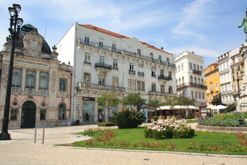 Obraz premium Beautiful landmark in the campus of the University of Coimbra, Portugal. It is the oldest university of the country, since 2013 part of UNESCO World Heritage List.